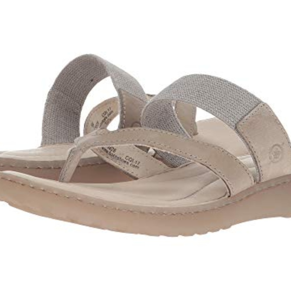 Born Nevis Leather Thong Strap Sandals Flipflops 8